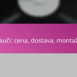 Kauči: cena, dostava, montaža