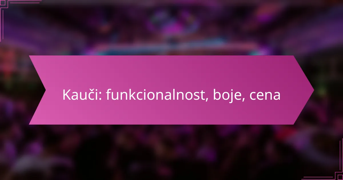 Kauči: funkcionalnost, boje, cena