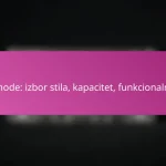 Komode: izbor stila, kapacitet, funkcionalnost