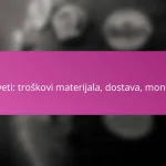 Kreveti: troškovi materijala, dostava, montaža