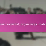 Ormari: kapacitet, organizacija, materijal