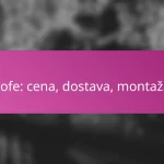 Sofe: cena, dostava, montaža